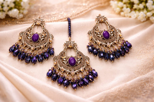 Vintage Antique Look/Style Earrings bindiya Set