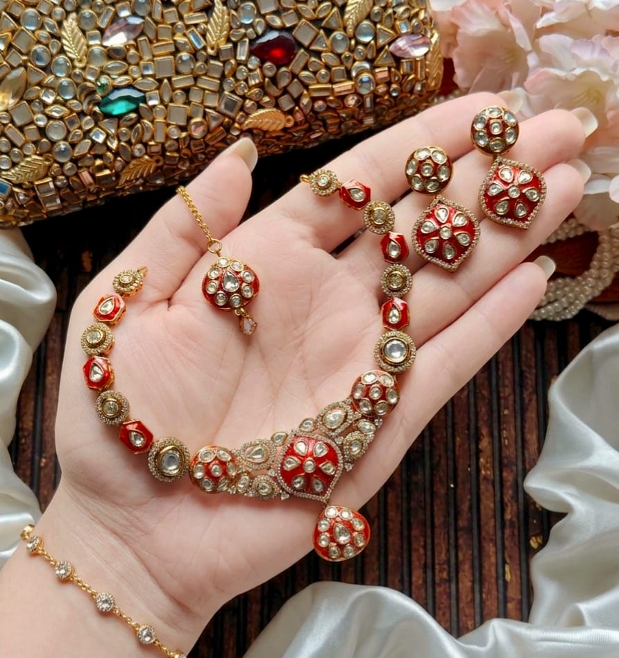 Beautiful Imported Original KiAni  Kundan Set