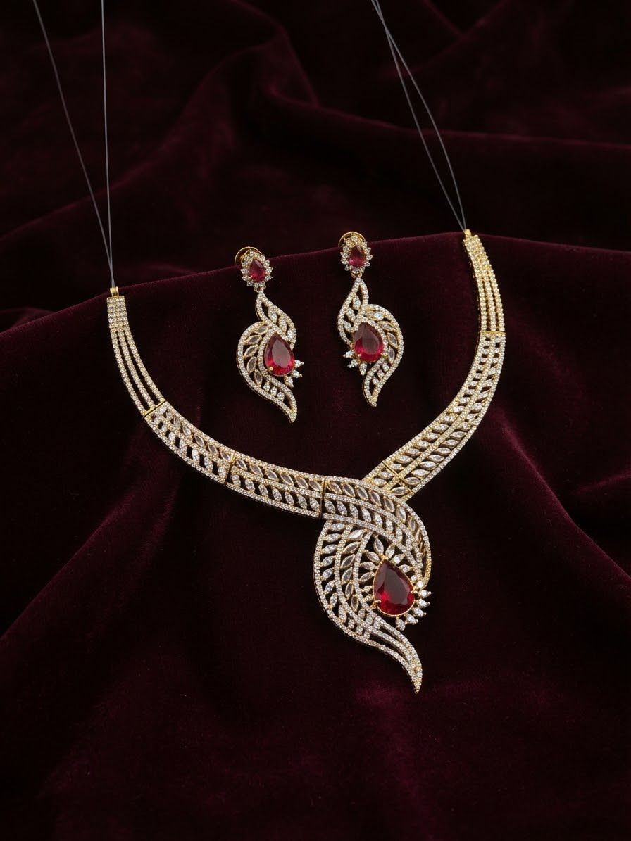 American diamond zircon sets