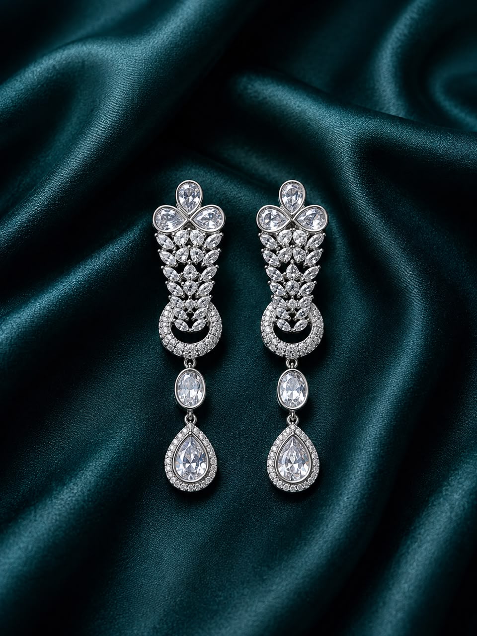Zircon earrings