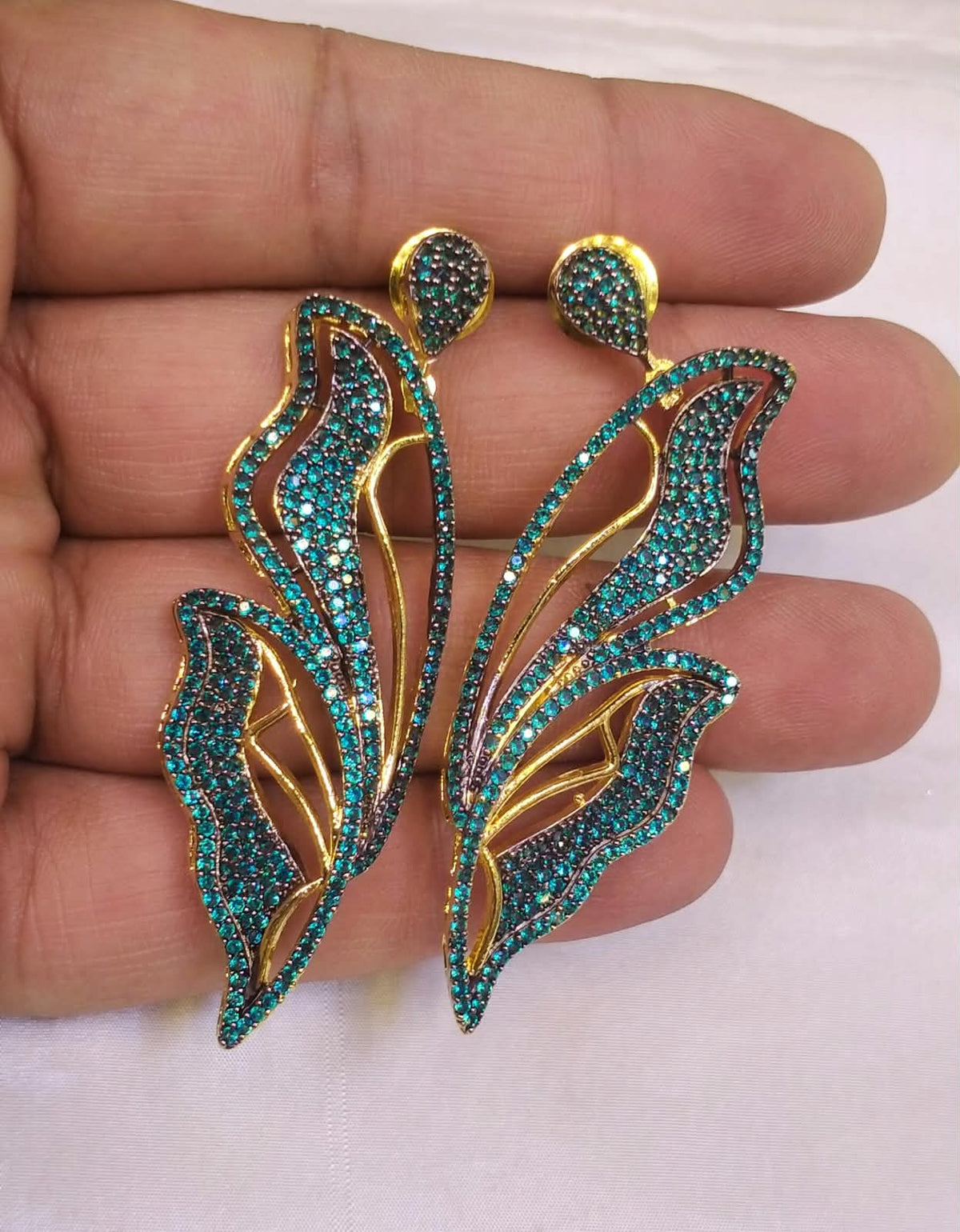 Butterfly earrings nino zircon