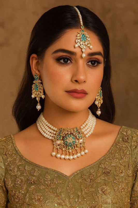 Earrings jhumkas nauratan with saharas