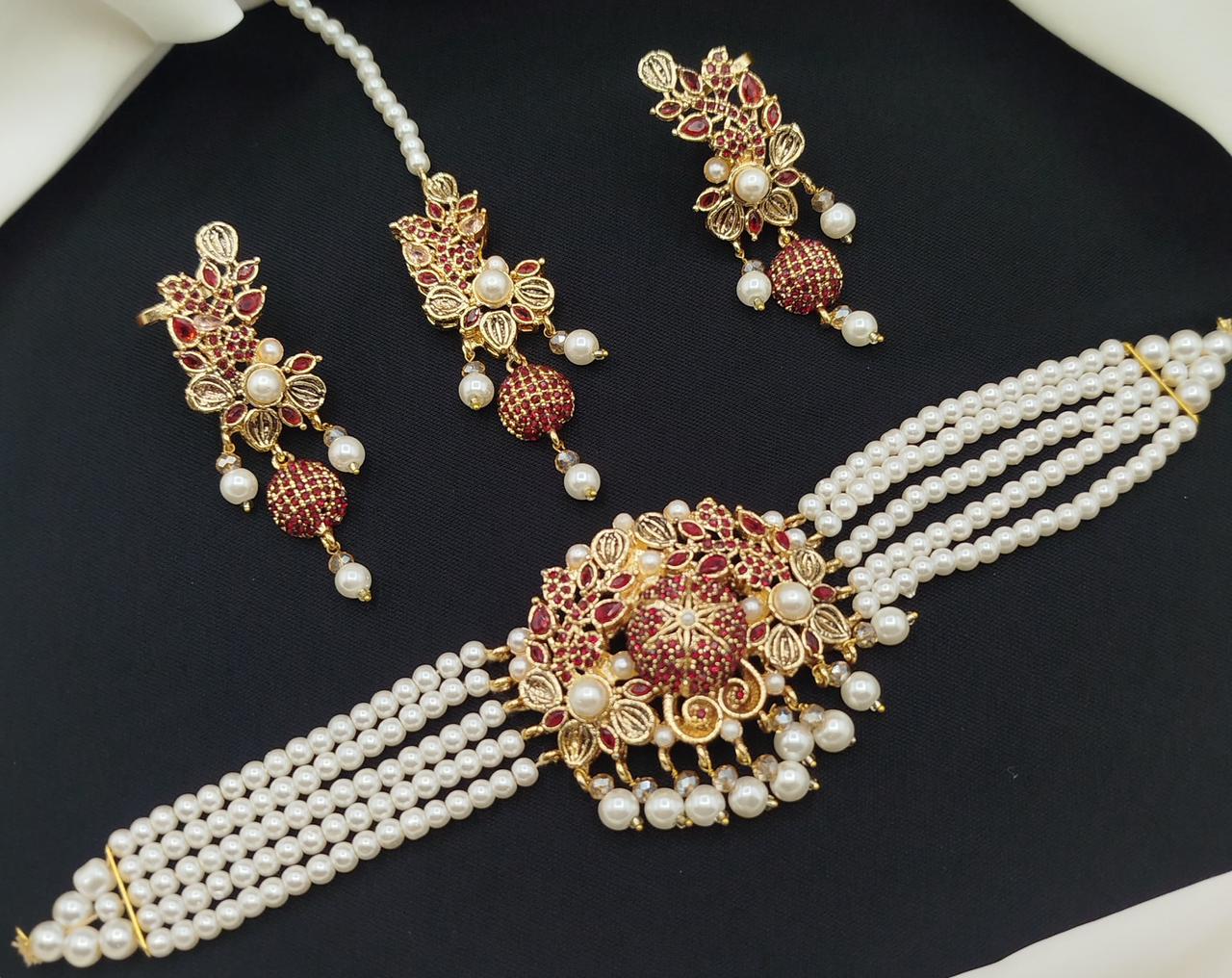Earrings jhumkas nauratan with saharas