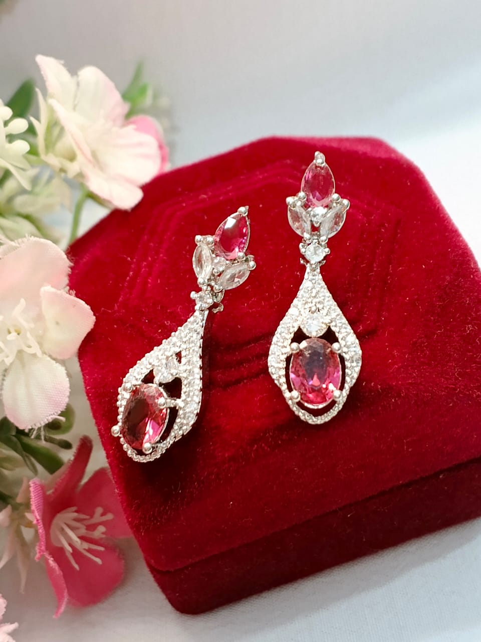 Earrings zircon