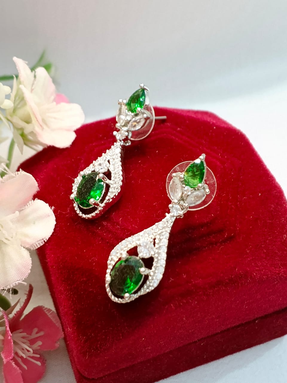 Earrings zircon