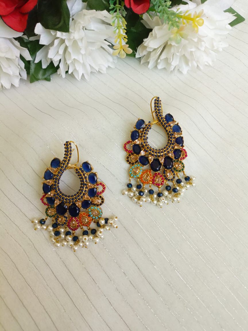 New Designer Nauratan Earrings