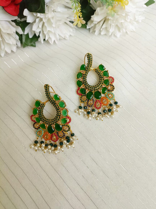 New Designer Nauratan Earrings