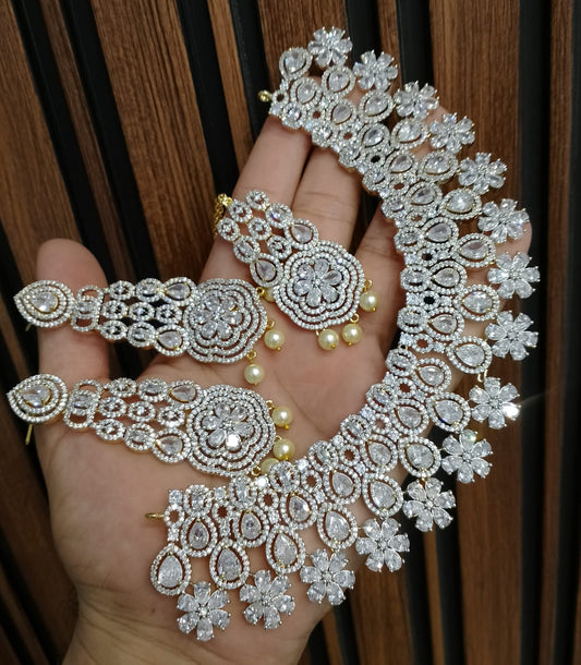 Zircon necklace set