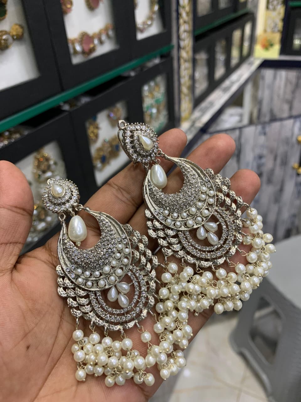 New Arrival Handmade Casting Zircon Designer Earings