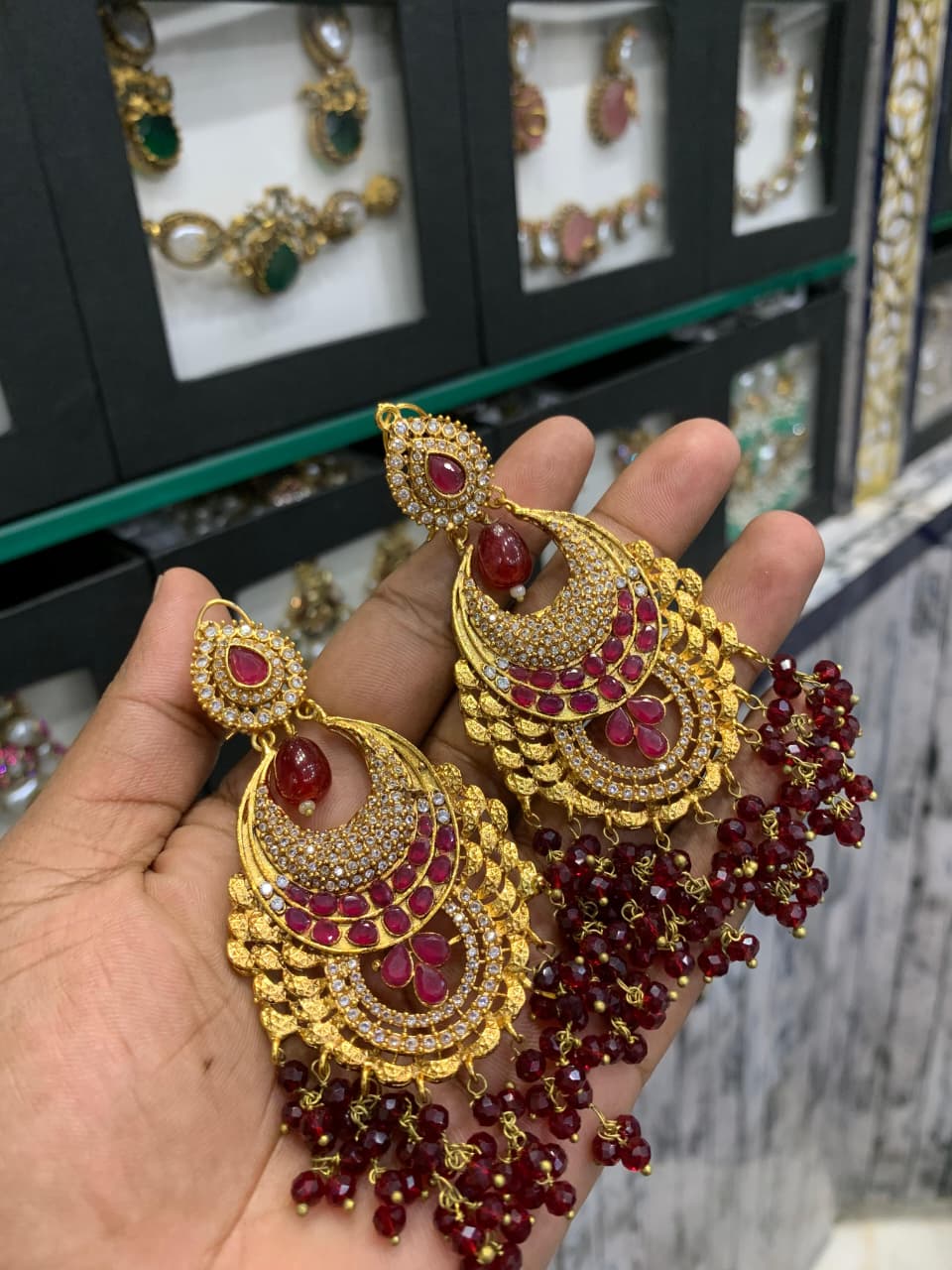 New Arrival Handmade Casting Zircon Designer Earings