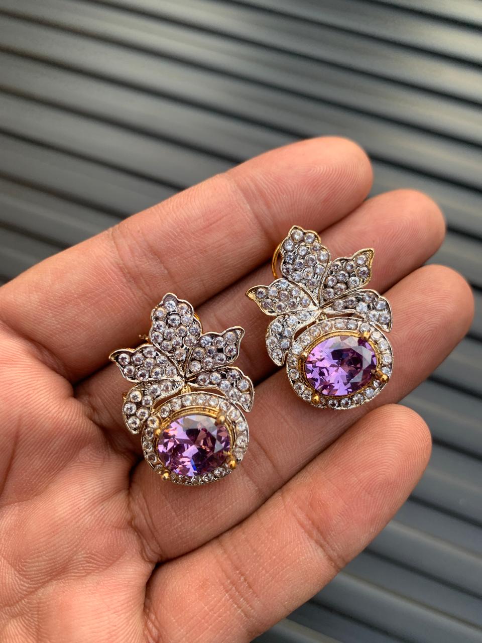 Tops studs zircon