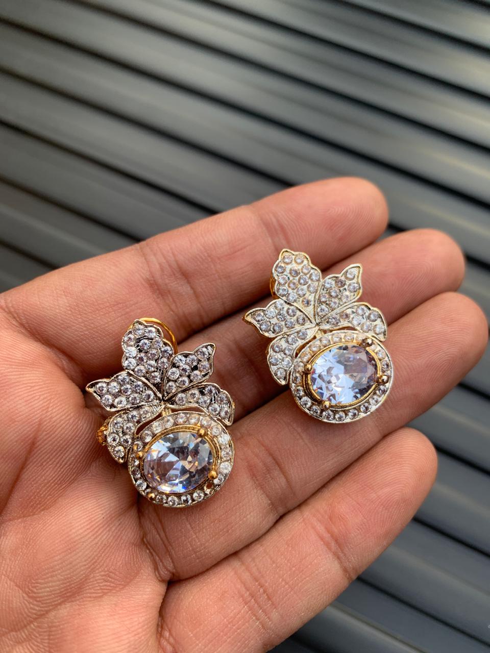 Tops studs zircon