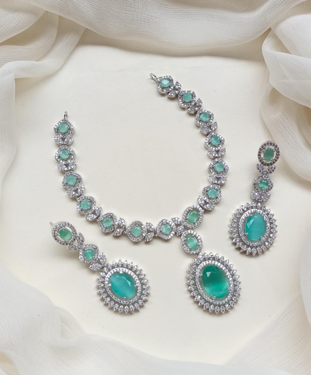 American diamond necklace sets