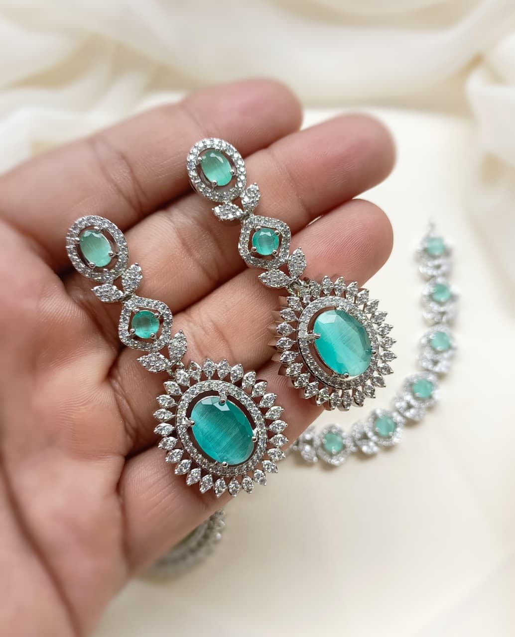 American diamond necklace sets
