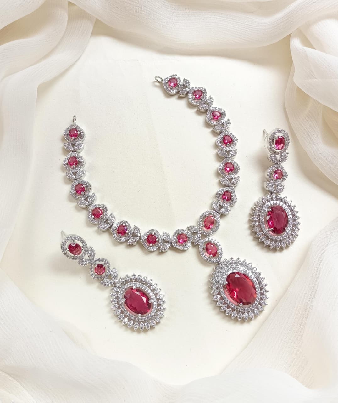 American diamond necklace sets