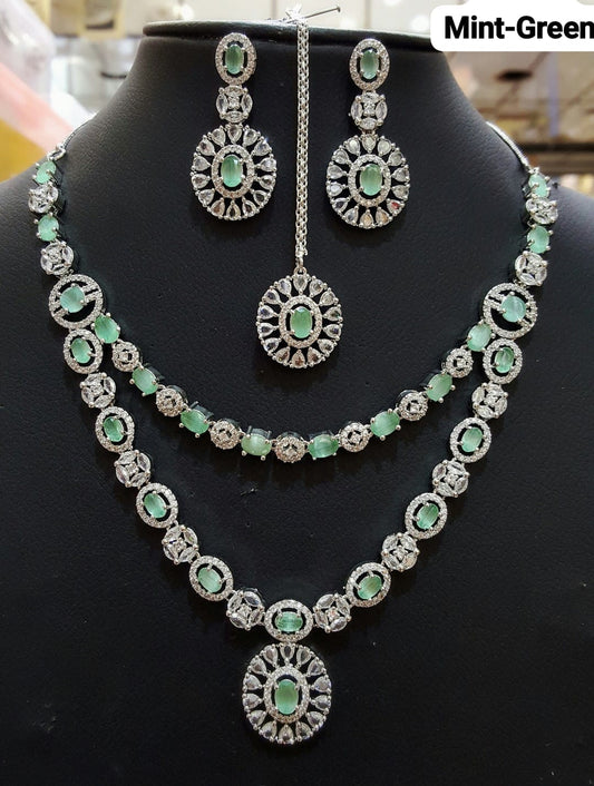 Double layered zircon mala