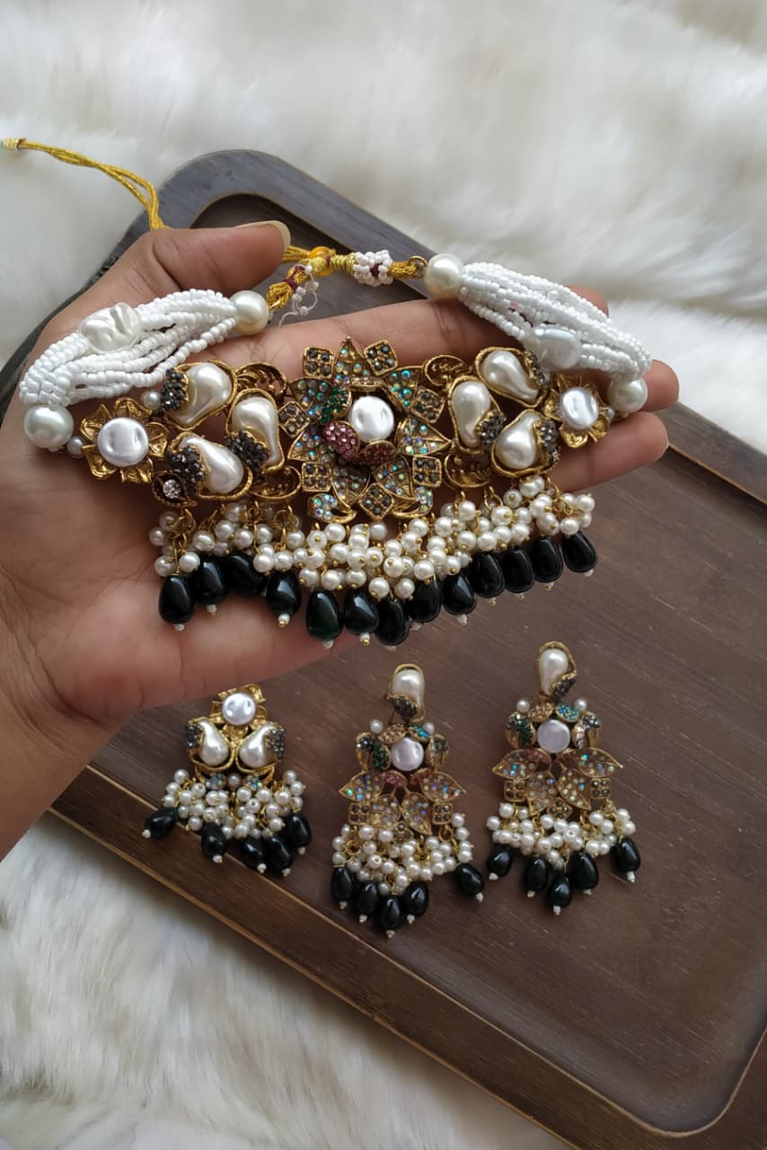 *Handmade turkish with mother pearl chokkar set