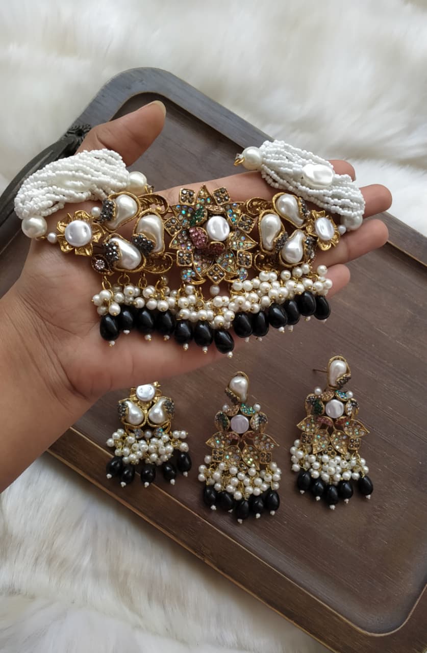 *Handmade turkish with mother pearl chokkar set