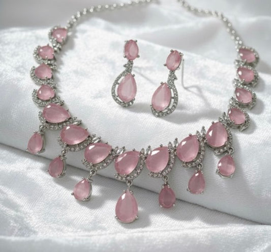 Zircon necklace sets