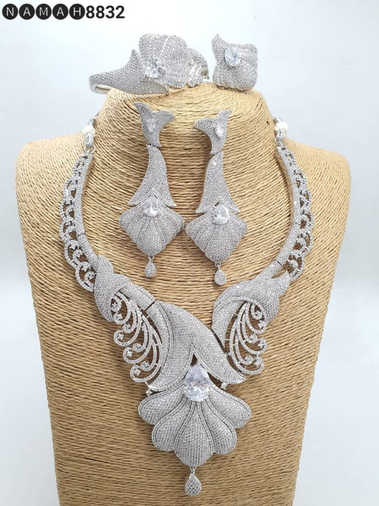 zircon necklace sets