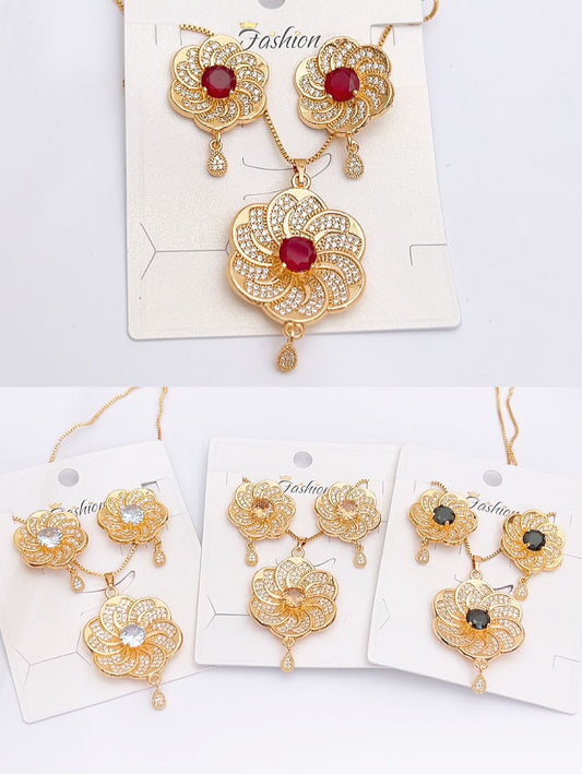 China 🇨🇳 made locket set in real stones fine quality