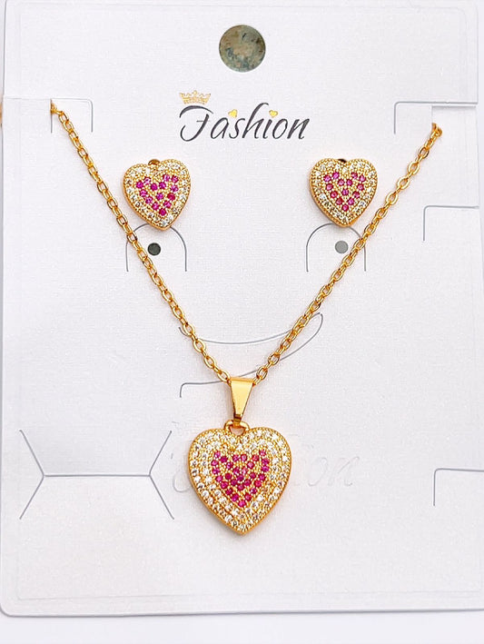 China 🇨🇳 made locket set in real stones fine quality