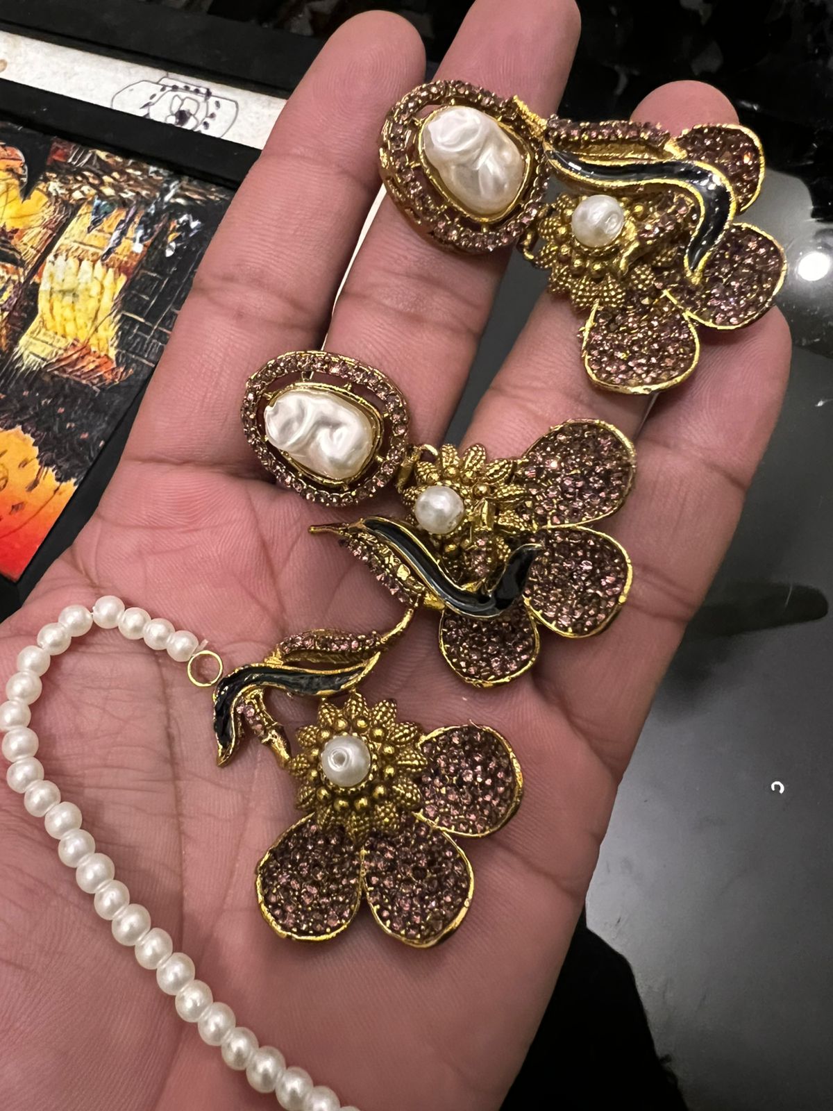 New Earrings tikka