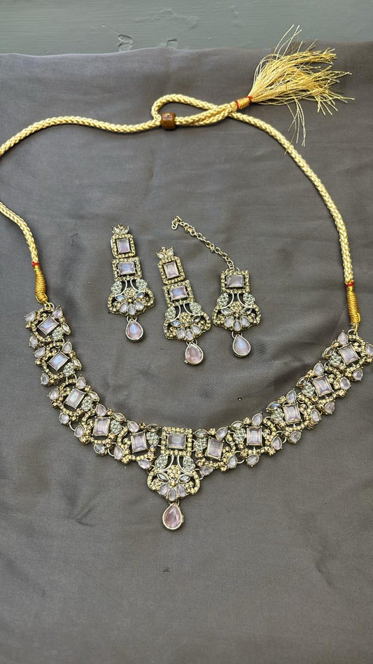Pink golden set