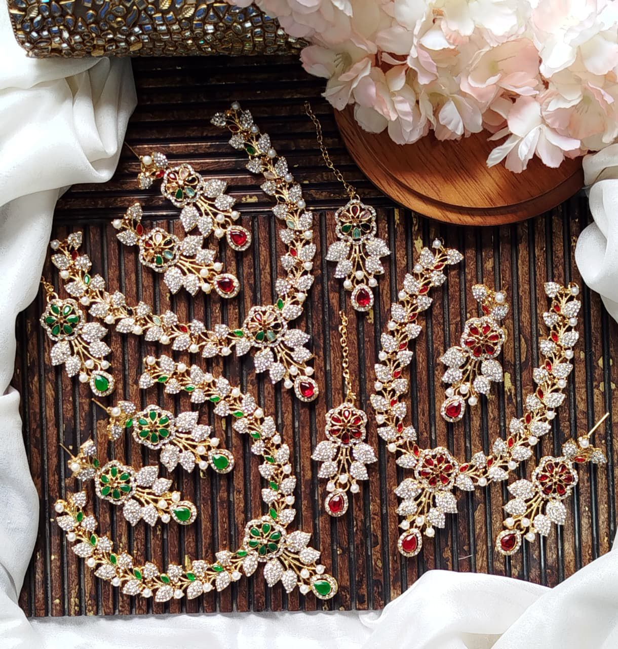 Beautiful Zarqoon stone Egyption style  Set