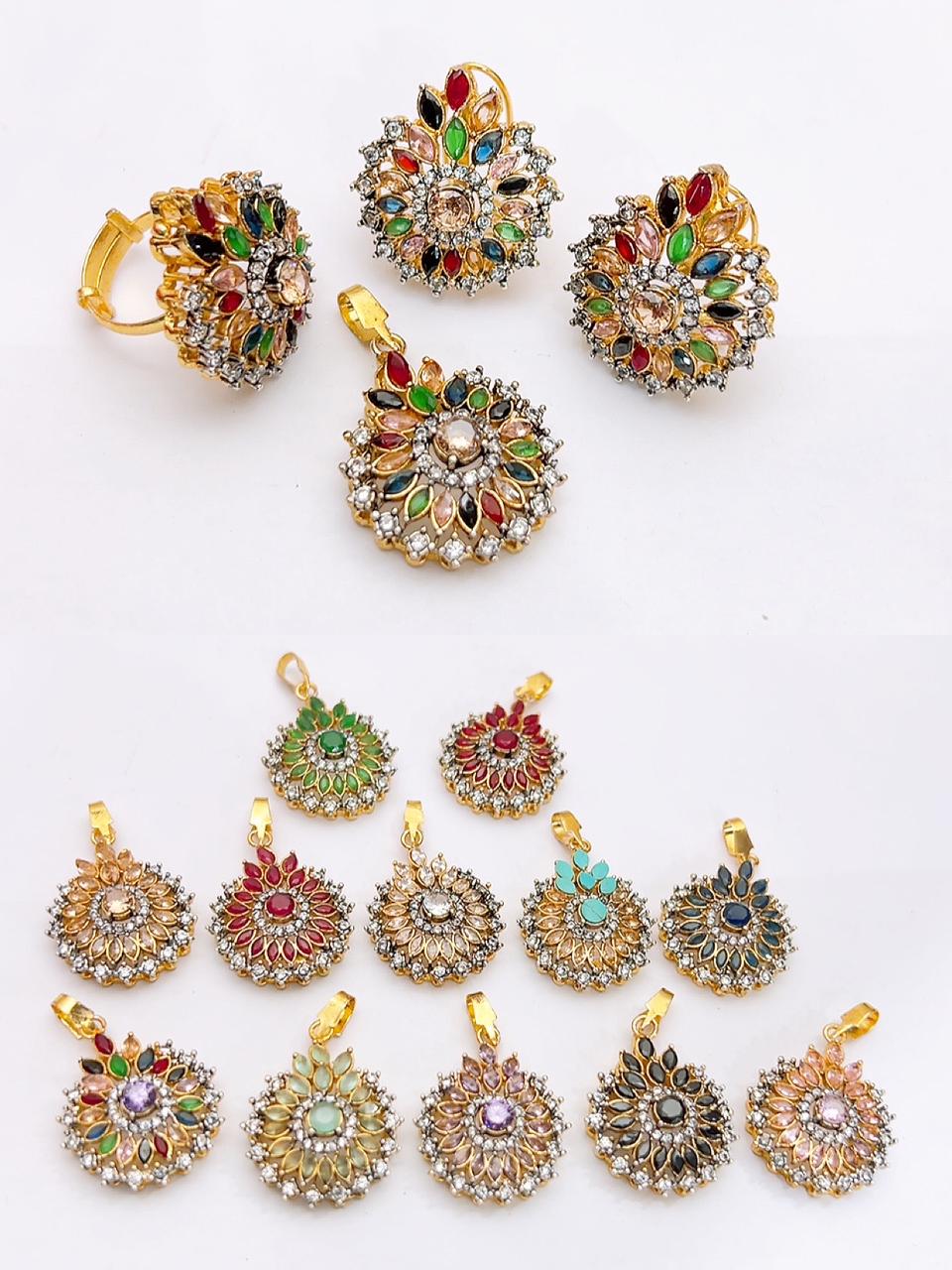 Native made locket set in real stone fine quality