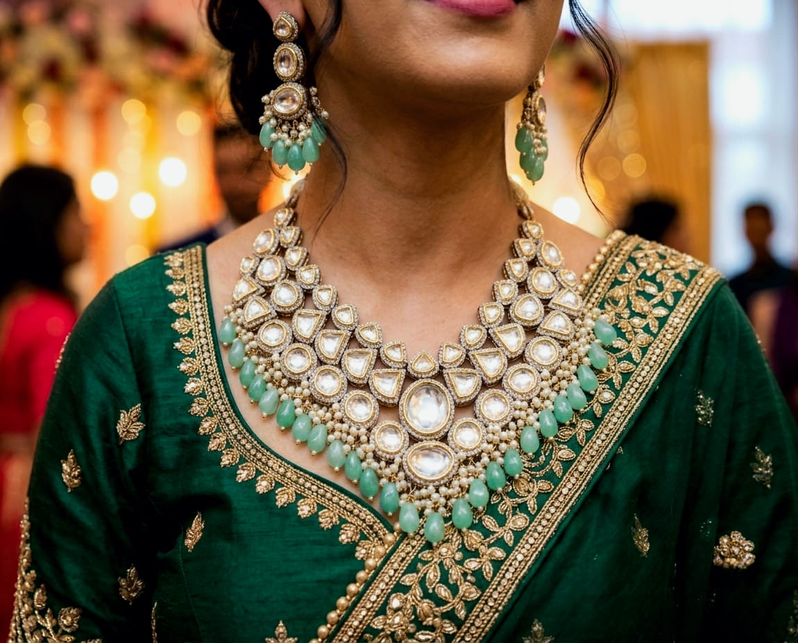 Thappa Kundan necklace sets