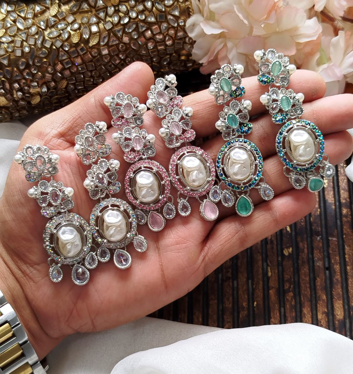 Earrings jhumkas