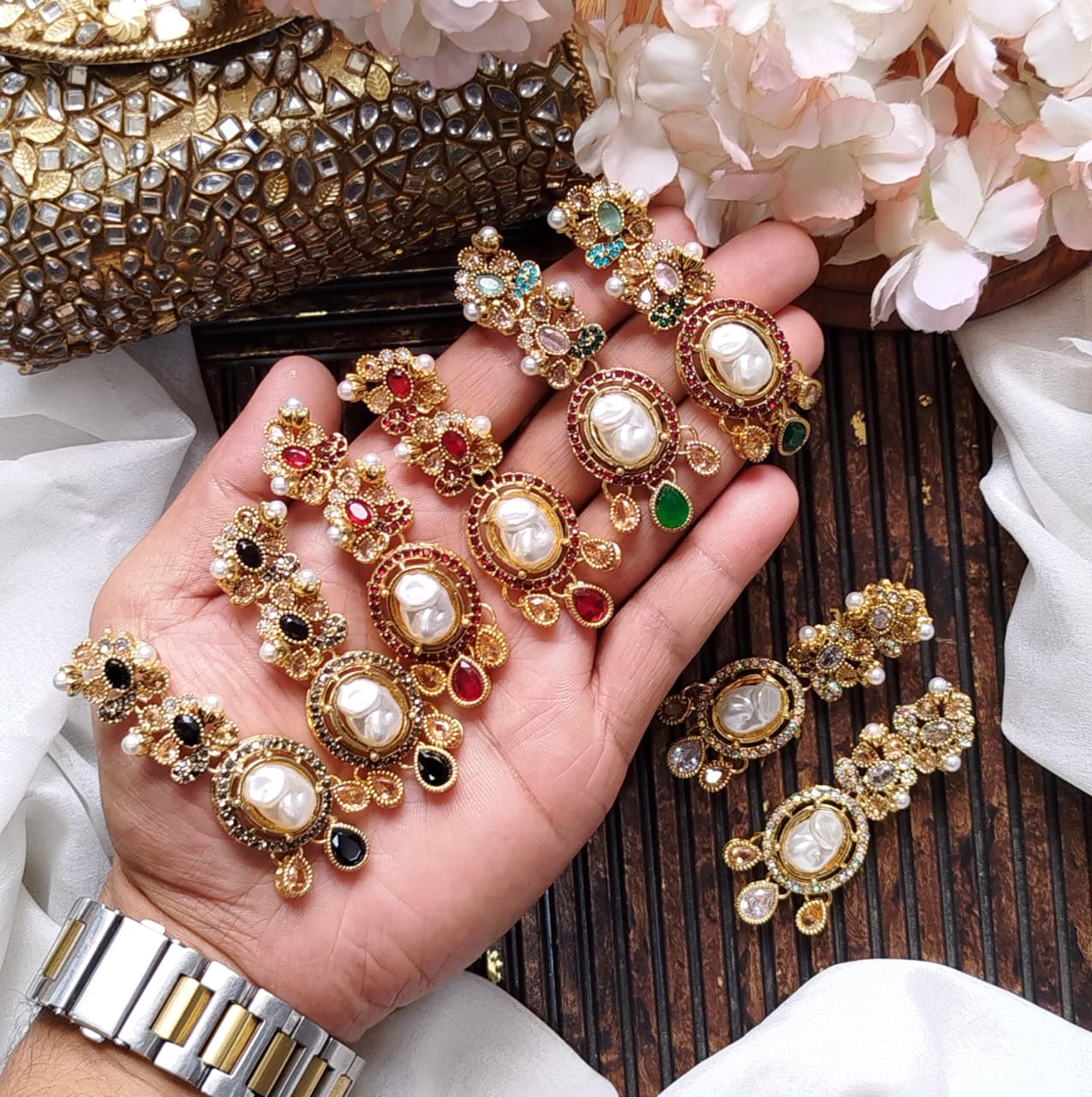 Earrings jhumkas