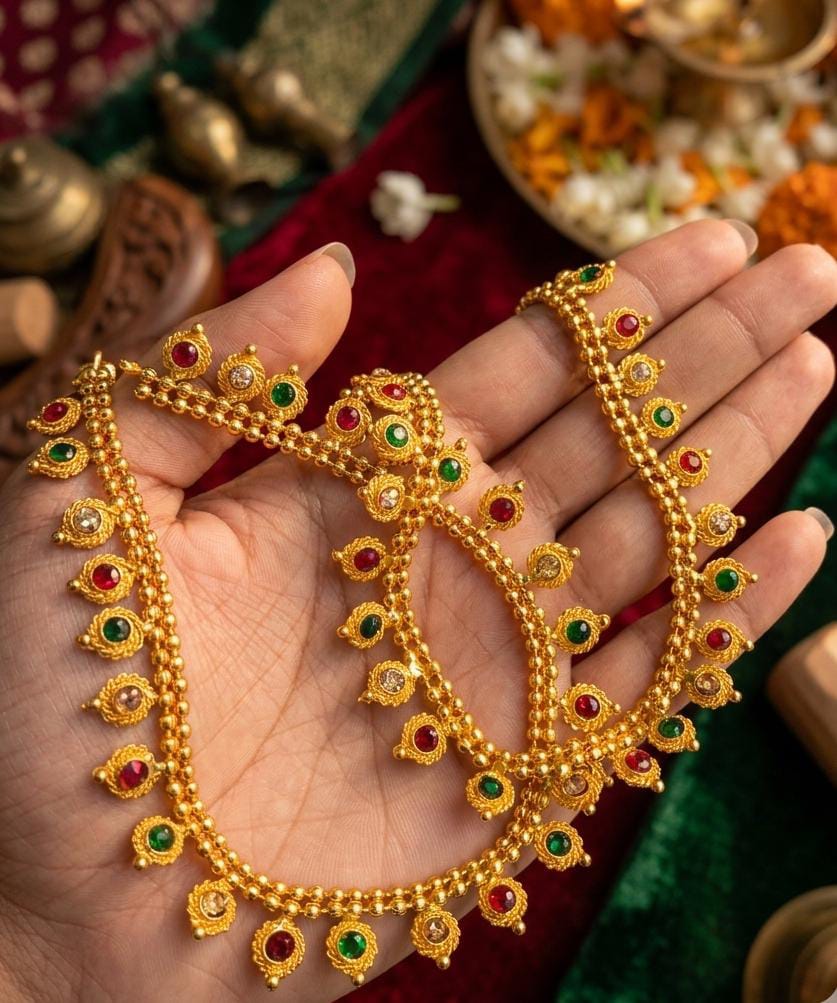 Indian Rajisthani anklet pair