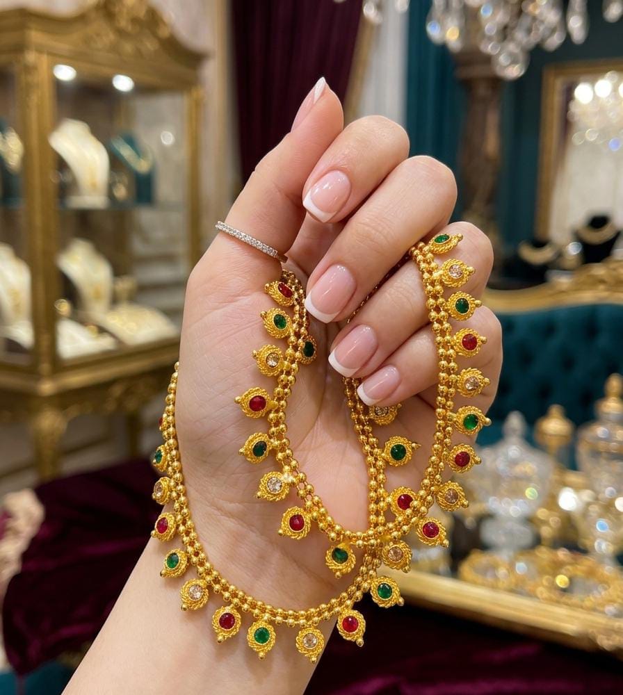 Indian Rajisthani anklet pair