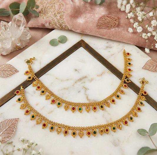 Indian Rajisthani anklet pair