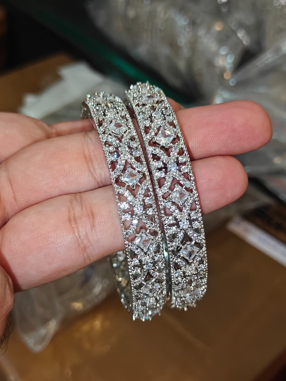American diamond collection  Ad bangle