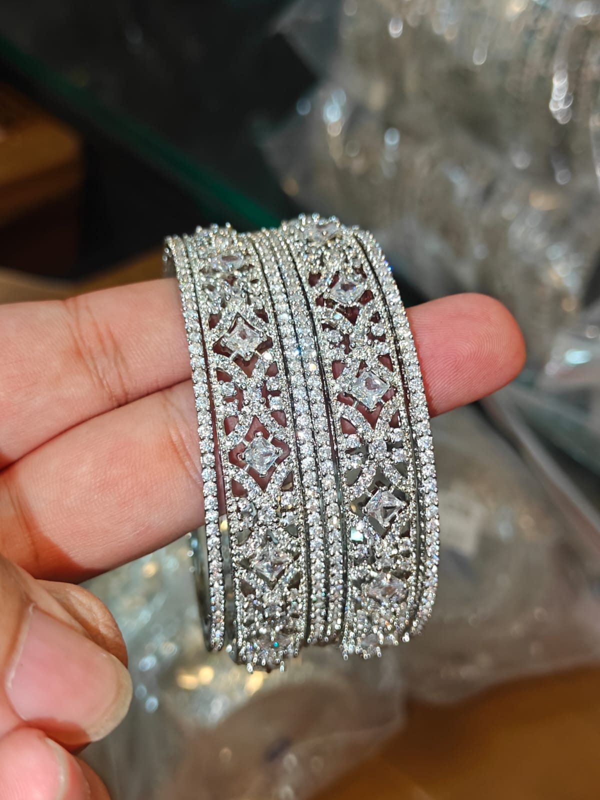 American diamond collection  Ad bangle