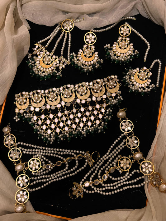 Sheesh kundan bridal sets