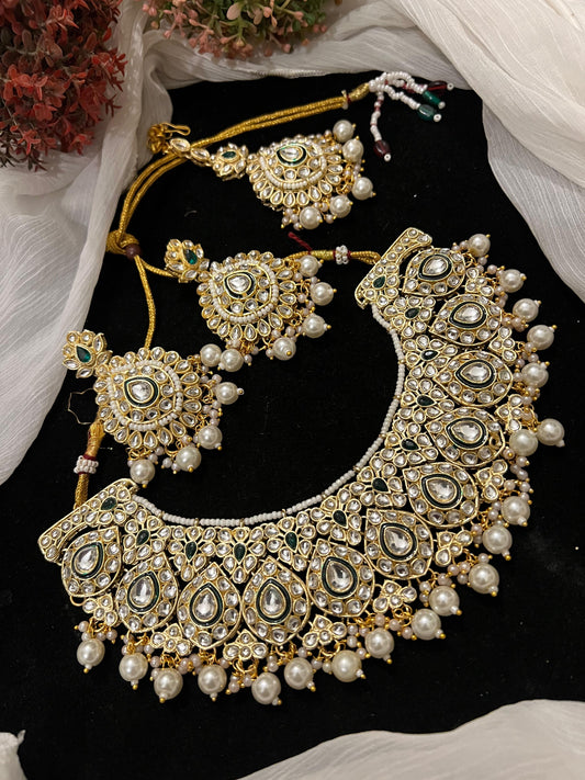 Sheesh kundan necklace sets