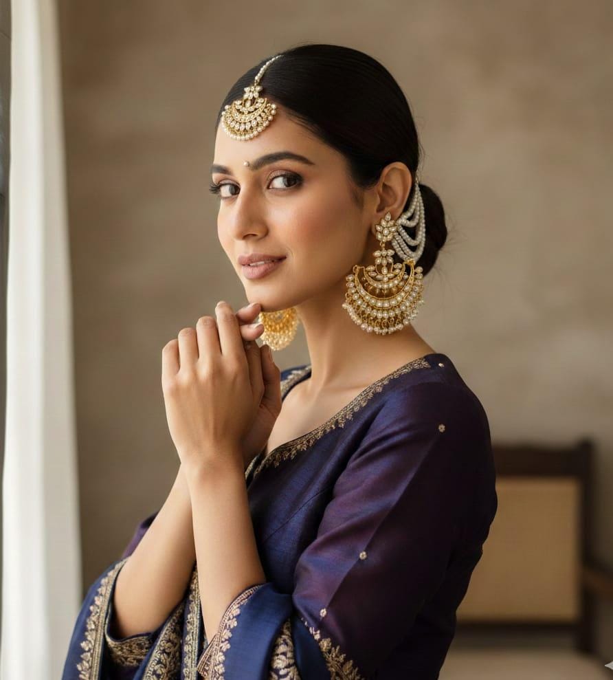 Beautiful Kundan Earing Sahara