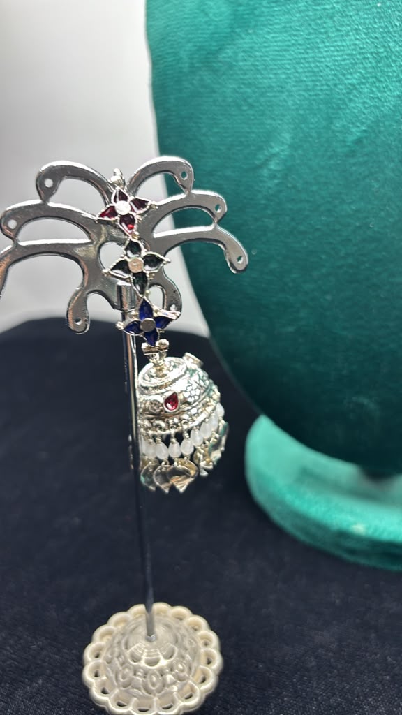 Silver sterling set with traditional balas