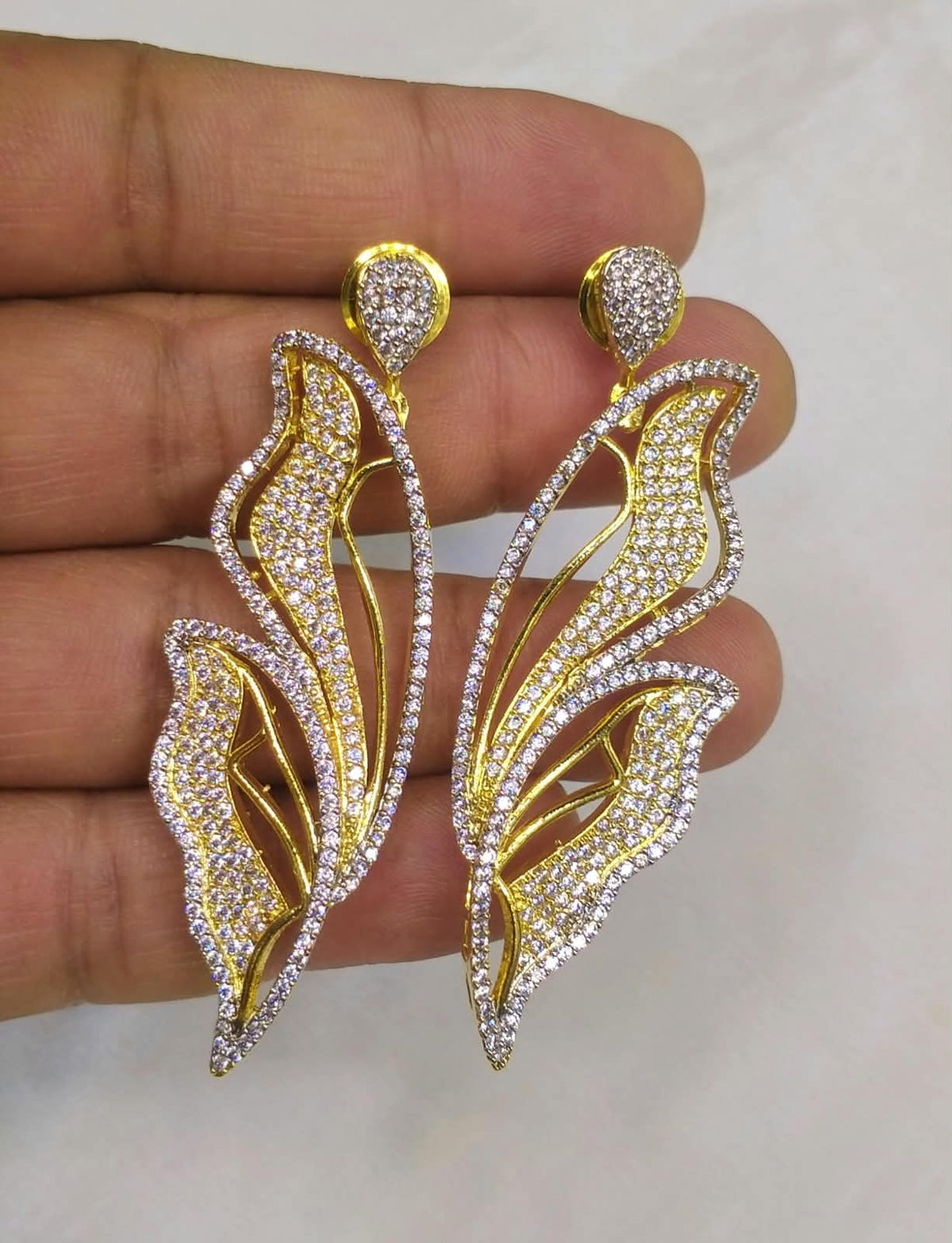Butterfly earrings nino zircon