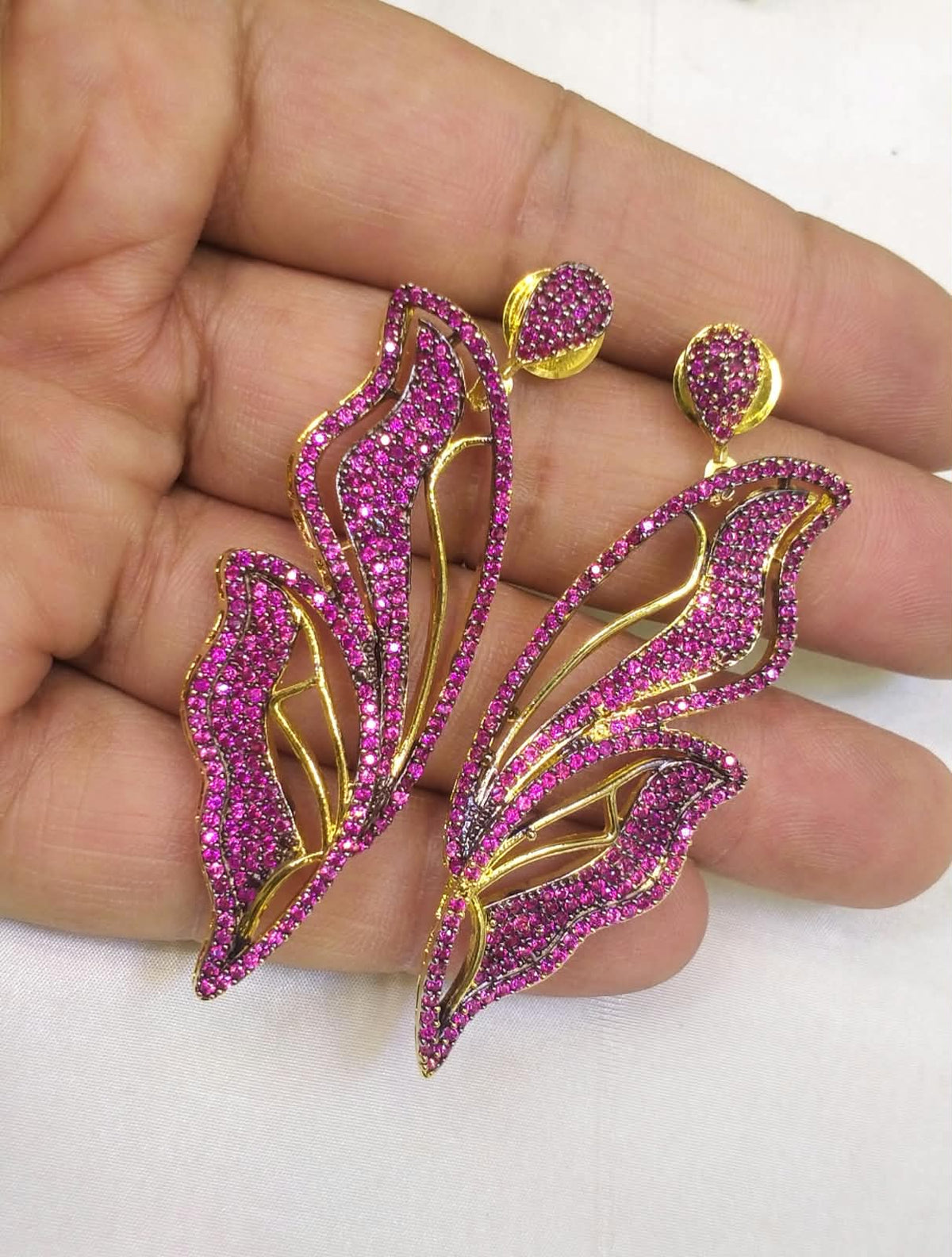 Butterfly earrings nino zircon
