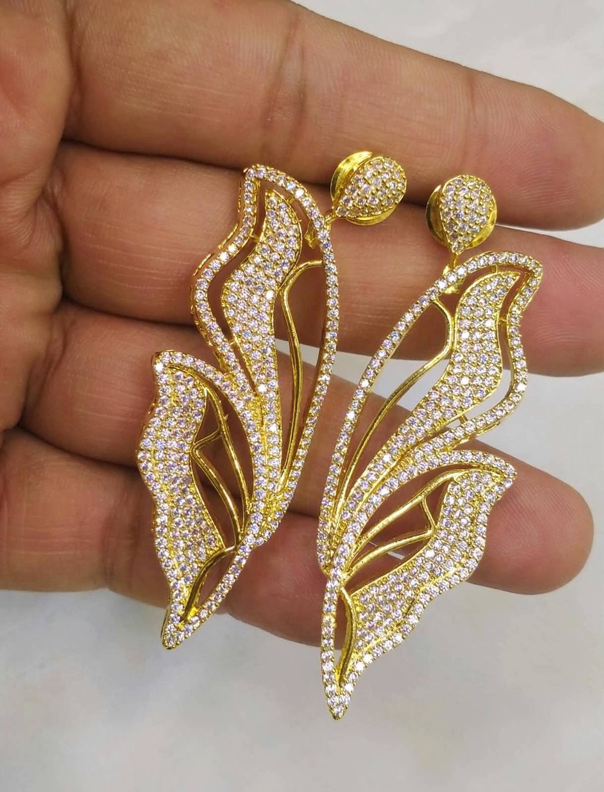 Butterfly earrings nino zircon