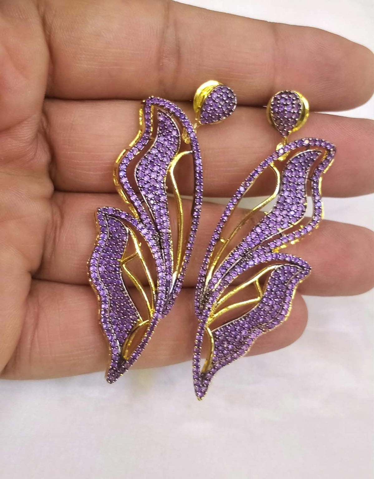 Butterfly earrings nino zircon