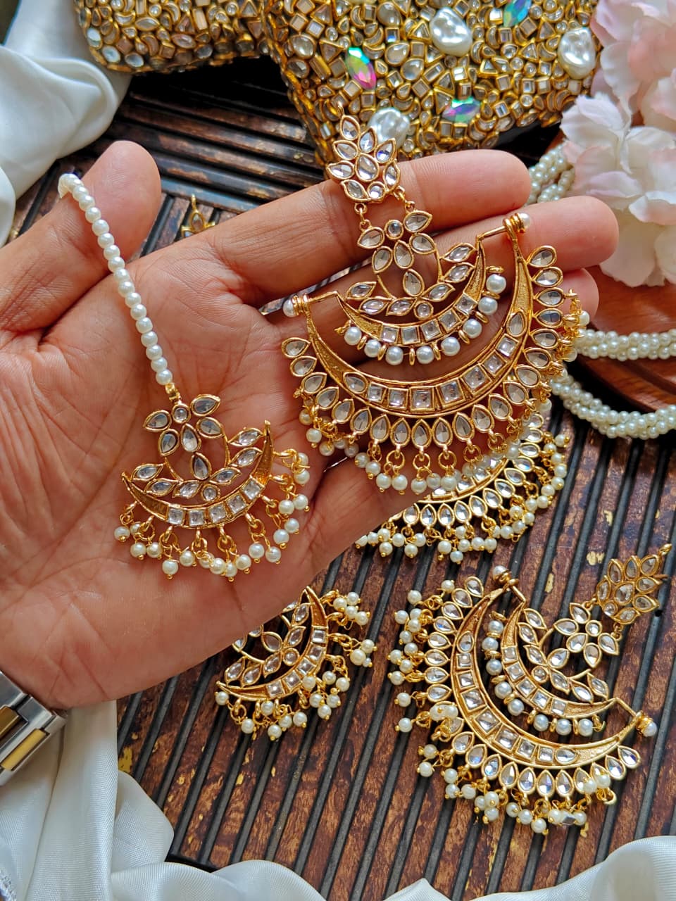 Beautiful Kundan Earing Sahara