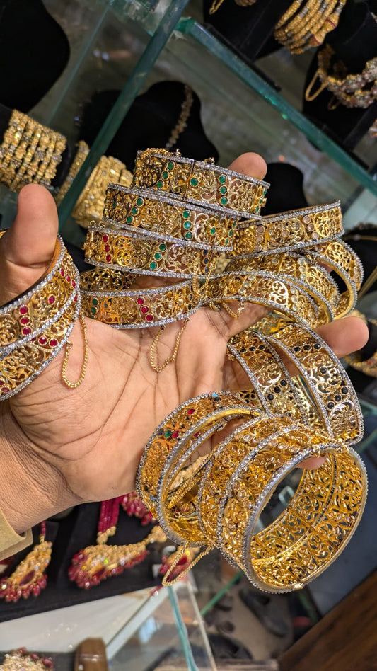 Most beautiful Zerkon Bangles openable