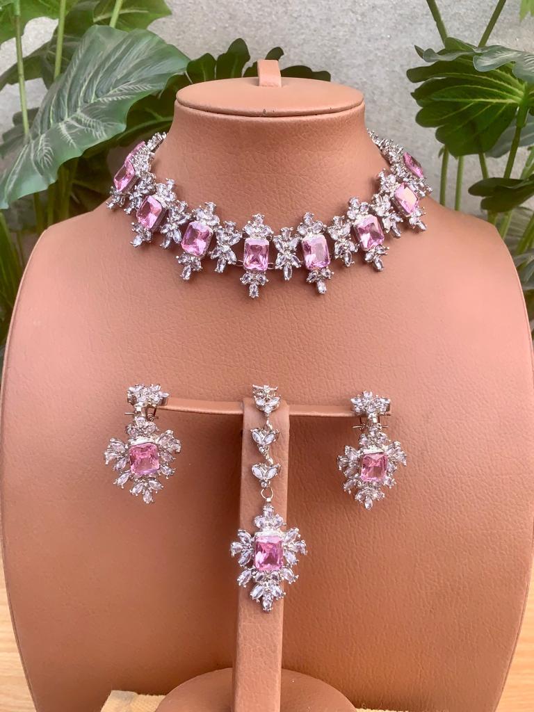 Silver necklace sets