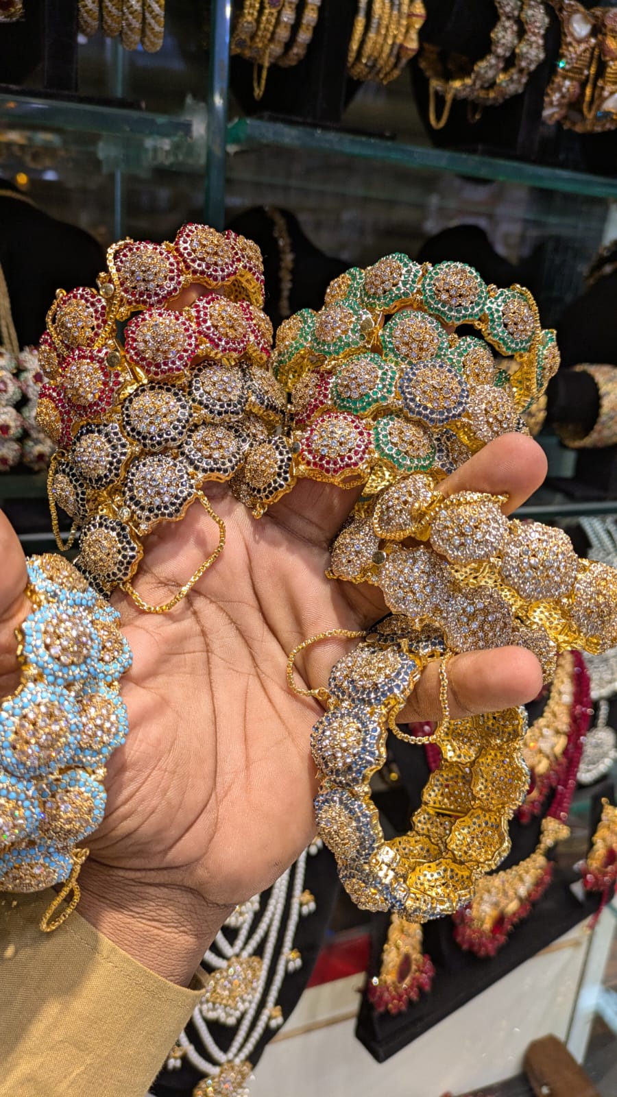 Most beautiful Zircon Bangles openable